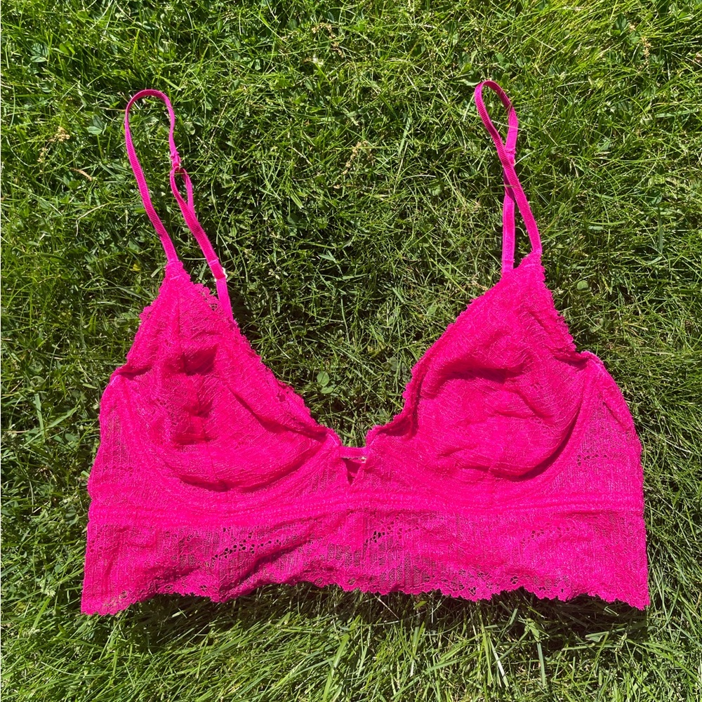 Free People Fuchsia Alyssa Underwire Bra